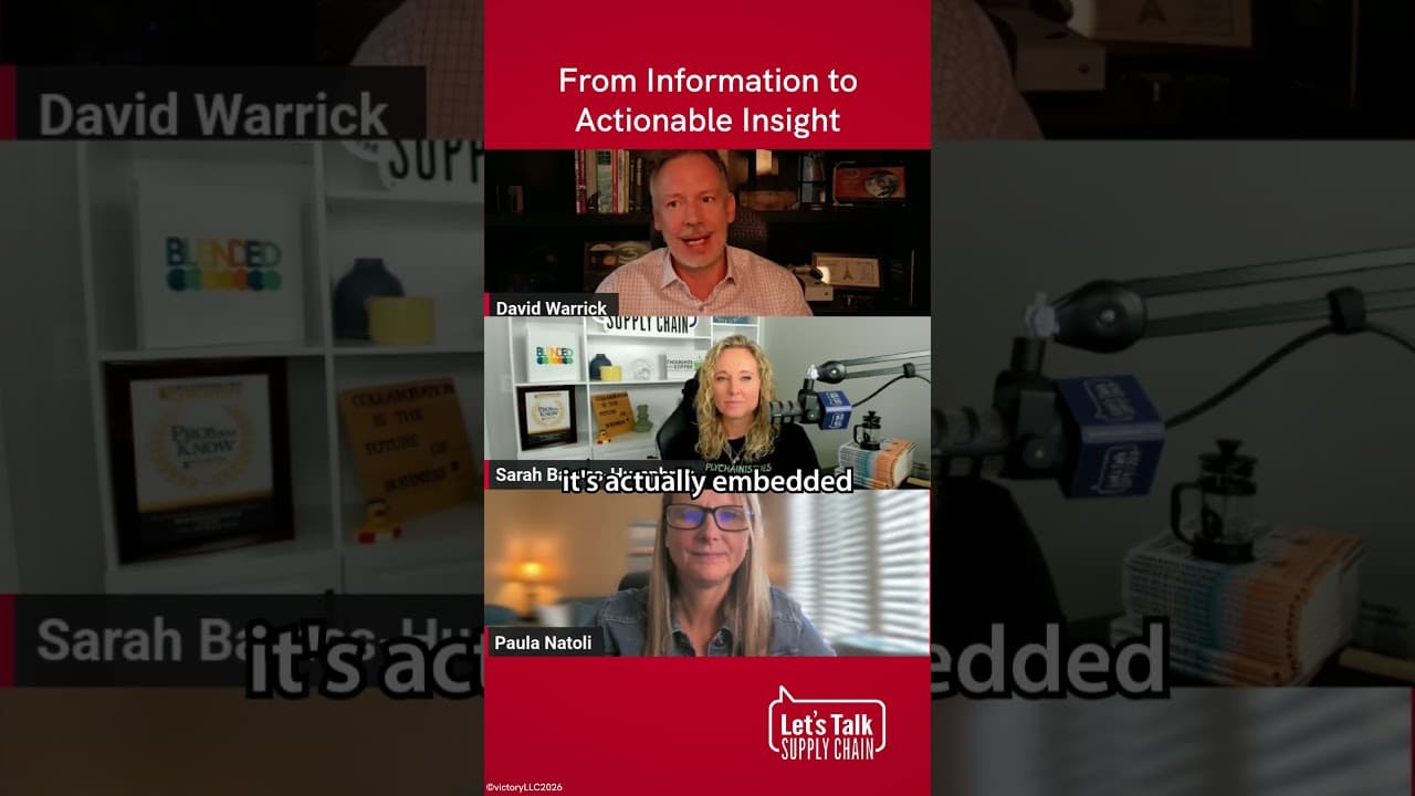 From Information to Actionable Insight #shorts
