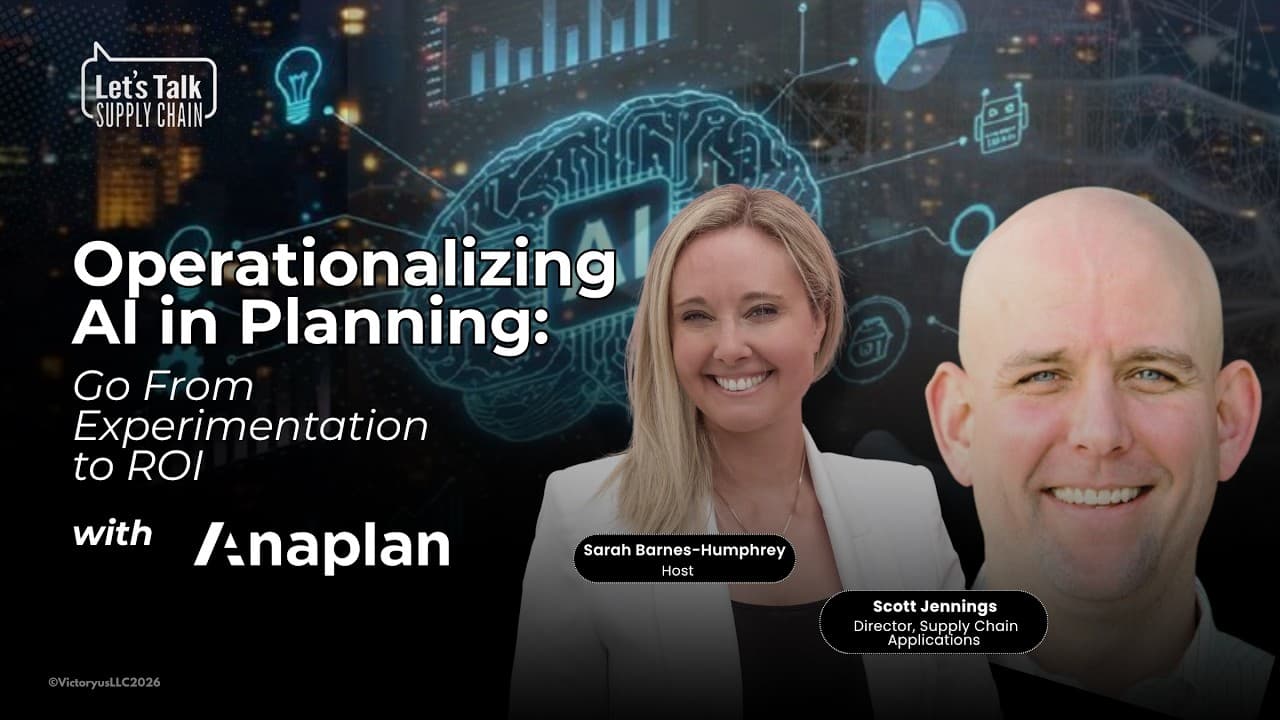 568: Operationalizing AI in Planning: Go From Experimentation to ROI, with Anaplan