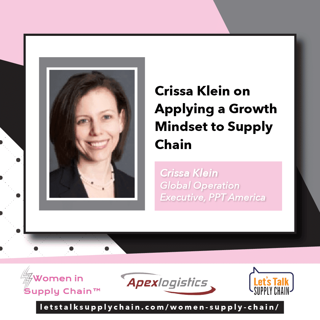 Crissa Klein on Applying a Growth Mindset to Supply Chain