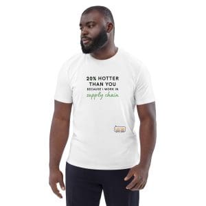 20% Hotter than you! Unisex organic cotton t-shirt