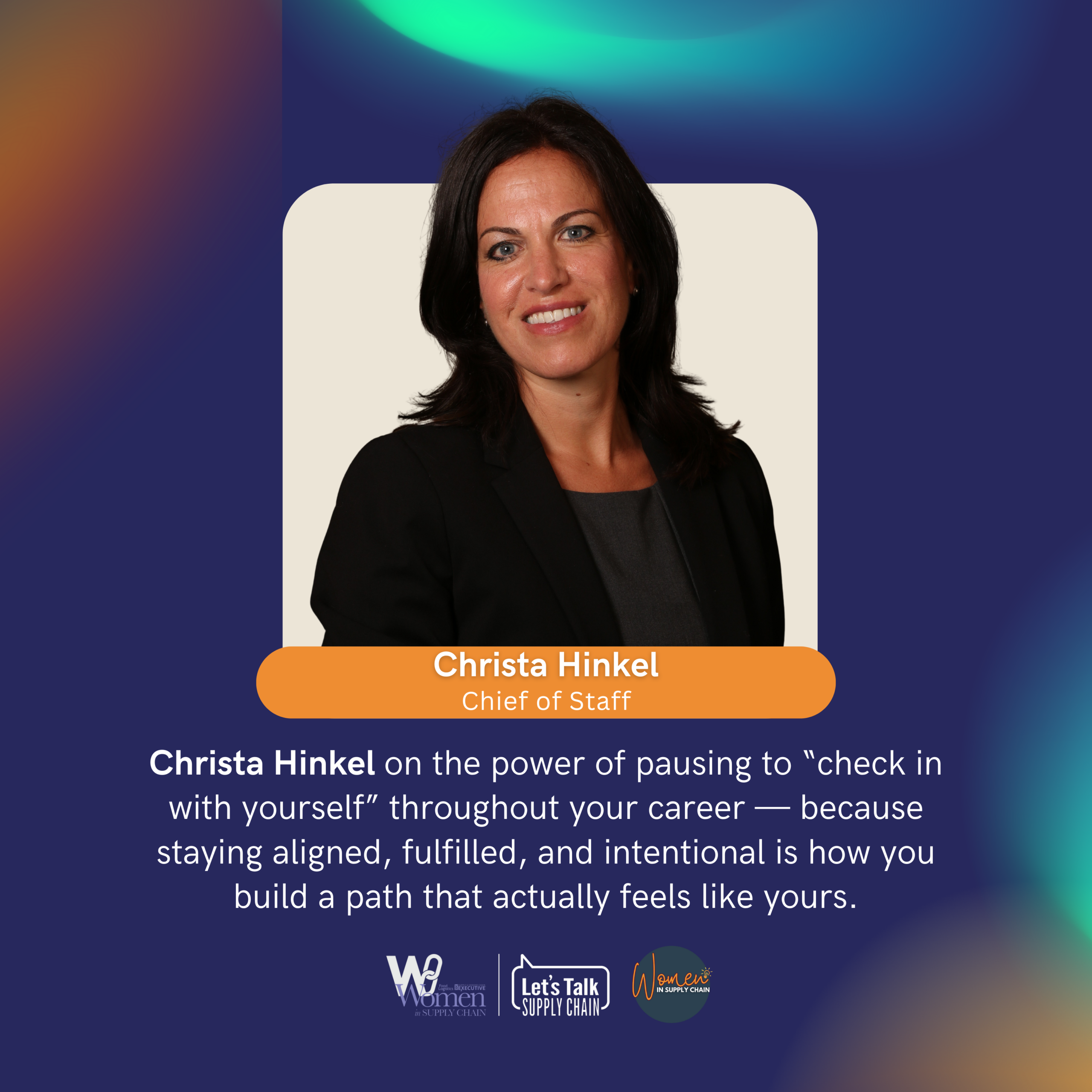 Women In Supply Chain™ - Blog 13 Christa Hinkel, the Chief of Staff at Chain.io, shares her decades-long supply chain experience and how she is working to help other women lead in supply chain